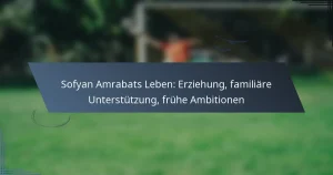 Sofyan Amrabats Leben: Erziehung, familiäre Unterstützung, frühe Ambitionen